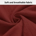 thumbnail image 5 of FIOPHY Womens Casual Lightweight Drawstring Elastic Waist Loose Wide Leg Pants Wine L, 5 of 6