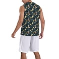 thumbnail image 2 of Naloa Dinosaur In The Space Basketball Jersey Reversible Men's Mesh Athletic Sports Shirts Training Practice S-4XLMedium, 2 of 6