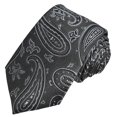 thumbnail image 2 of Extraordinary Black Paisley Design Ties, 2 of 2