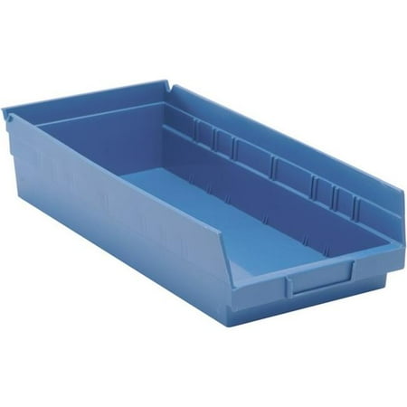 

Economy 4 in. Shelf Bin Blue - 17.87 x 8.37 x 4 in.
