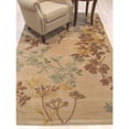 thumbnail image 4 of EORC Beige Hand-Tufted Wool & Viscose Traditional Savannah Rug, 8' x 11'-Color:Beige,Material:Wool, 4 of 7