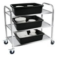 thumbnail image 3 of 22 L Black Bus Pans Large, Plastic Bus Tub Box, 4 Pack, 3 of 8