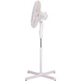 thumbnail image 2 of Brentwood Kool Zone 3 Speed 16" Oscillating Stand Fan, White, 2 of 7