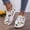 White, variant on Womens Halloween Pumpkin Shoes ,Ghost Pattern Loafers Soft Comfortable Knitted Slip on Flats, Spooky Lace Up Breathable Walking Shoes for Halloween Party and Daily