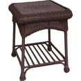 thumbnail image 4 of Jeco 3 Piece Resin Wicker Patio Conversation Set in Espresso-Color:Espresso, 4 of 4