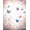 Pink, Pattern 2, variant on ODIKA 4'x6' Machine Washable Non-Slip Area Rug, Vibrant Spring Bloom Garden Entrance High Traffic Rug, White, 99292