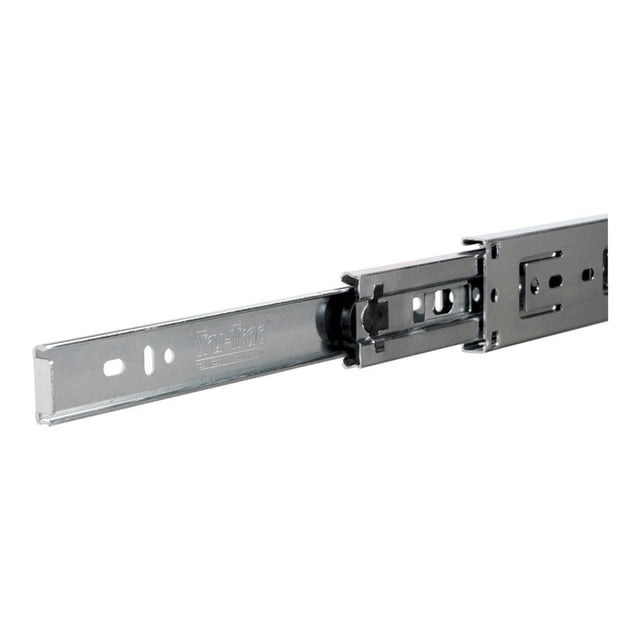 Drawer Slide Knape & Vogt, extensión completa, 20 cm, acero, paquete de 2
