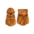 thumbnail image 2 of RUINIXCW Newborn Baby Christmas Costume Infant Baby Girl Boy Christmas Outfit Fall Winter Fleece Romper Sleeveless Hooded Zipper Xmas Cosplay Clothes, 2 of 9