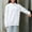White, variant on Antqov Hoodies for Women, Solid Color Pullover Dawstring Sweatshirts with Pocket, Outdoor Sports Comfortable Casual Hoodie