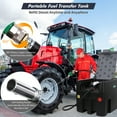 thumbnail image 3 of Portable Diesel Tank,116 Gallon Fuel Tank with 12V Electric Fuel Transfer Pump,10 GPM Diesel Transfer Tank with Auto Fueling Nozzle & 360°Swivel Connector with 13.1ft Hose, 3 of 6