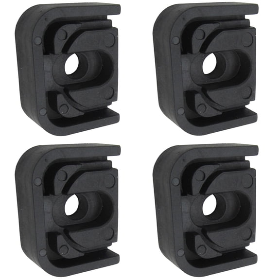 Rubber Pads for Square AC Units Weather Shock Absorption, Easy Mounting