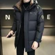 thumbnail image 2 of Chaqueta larga de invierno para hombre 2024, nueva ropa de diseñador, abrigo con capucha súper grueso, chaqueta larga de invierno de lujo, 2 of 4