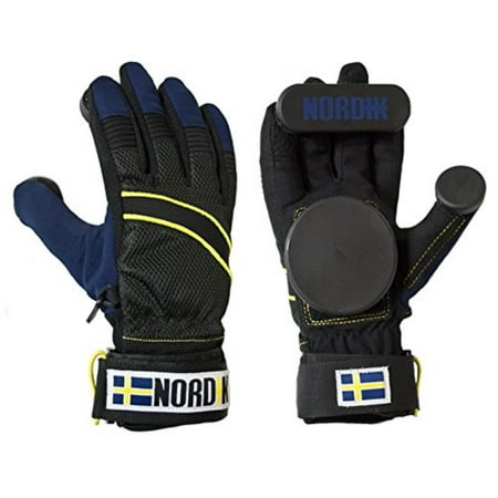 Navy Blue Longboard Freeride Slide Gloves Size S/M - 2 Gloves By (Best Longboard Slide Gloves)