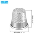 thumbnail image 3 of Sewing Thimble Finger Protector, 20 Pcs Metal Finger Shield Ring for Hand Sewing, Craft Accessories DIY Sewing Tools, 3 of 6