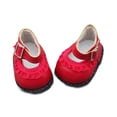 thumbnail image 3 of Zapatos de muñeca Strade Fareast Limited Hechos a mano Rojo para muñecas de 15 cm y 17 cm, 3 of 8