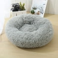 thumbnail image 3 of Calming Dog Bed for Medium Dogs - Donut Washable Medium Pet Bed, Anti-Slip Round Fluffy Plush Faux Fur Cat Bed, Fits up to 45 lbs Pets, 3 of 4
