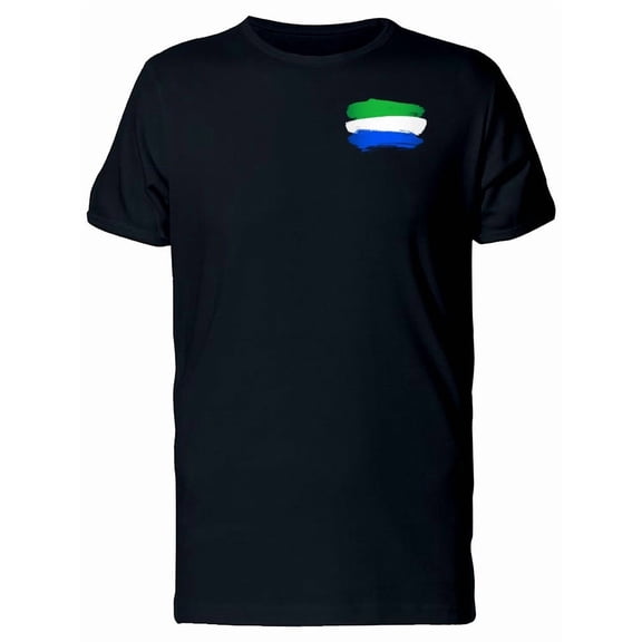 Flag Of Sierra Leone Tee Men's -Image by Shutterstock