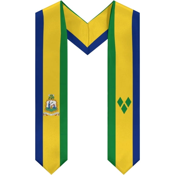 Pakistan Flag Graduation Stole Graduate Shawl Sash Scraf Gift For Abroad Student International Study (Square)