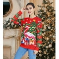 thumbnail image 4 of Lollipie Women Ugly Christmas Sweatshirt Long Sleeve Shirts Crew Neck Pullover, 4 of 7