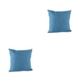 thumbnail image 4 of Cateissary Fundas de almohada decorativas de lino y algodón, funda de almohada, funda de cojín, sofá cama, accesorios de sala de estar, azul, Azul 50x50cm 2piezas, 4 of 6
