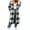 Black#1, variant on Women Oversized Plaid Shacket Long Fall Flannel Shirt Jacket Zip Up Hooded Coat with 2 Pockets, Drop Shoulder, Long Sleeve, Curved Hem, Casual Woolen Shackets,Drawcord Hem,Travel Outfit