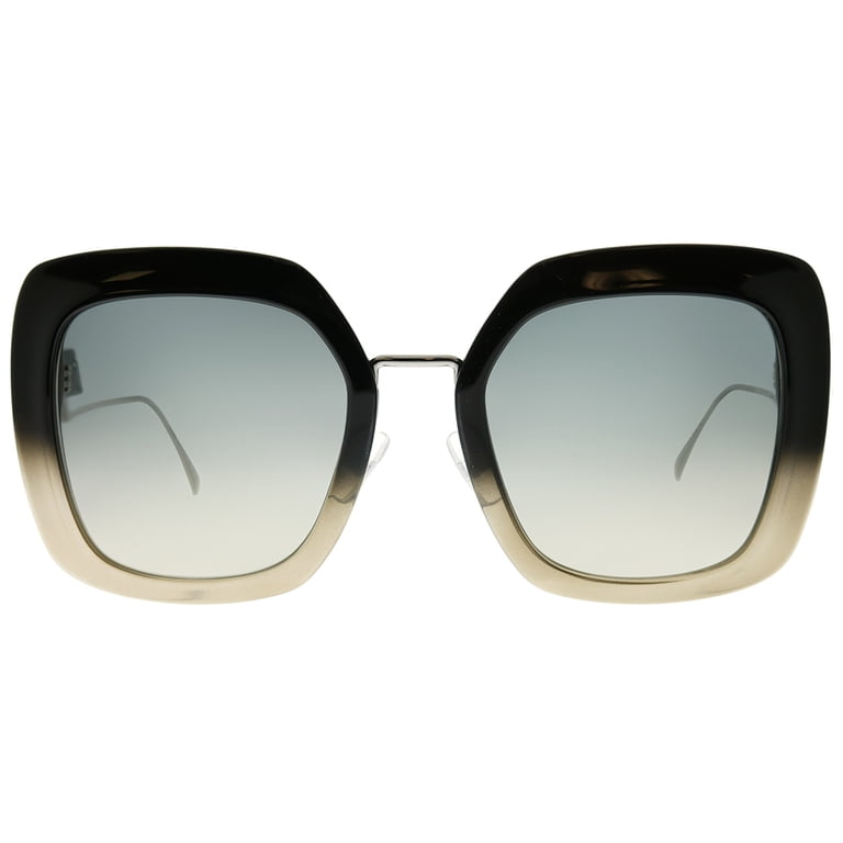 FENDI FF 0317/S 7C5 PR Sunglasses Black Gradient Frame Grey Brown