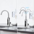 thumbnail image 3 of Grifo de agua caliente con calentador de agua instantáneo, calentador de agua instantáneo con pantalla digital LED, grifo de calefacción de dirección ajustable, juego de 1, 3 of 4