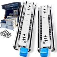 thumbnail image 1 of CXHIIA Heavy Duty Drawer Slides 264Lbs Locking Side Mount Full Extension Ball Bearing, 12"-40" Tool Box & RV Drawer Tracks Cabine, 1 of 8