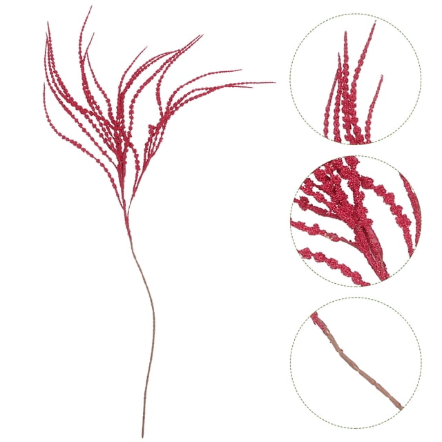 HEANUJJ De Rama Falsa Roja Para Bodas Y Ambientación De Espacios Interiores