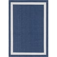 thumbnail image 1 of Unique Loom Tapis Géométrique Decatur 4' 2 x 6' Rectangle Bleu Marine/ivoire, 1 of 1