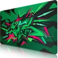 thumbnail image 1 of Extended XXL Green Graffiti Gaming Mouse Pad Large Big Computer Keyboard Mouse Mat (31.5" x 15.7") with NonSlip Base and Stitched Edge, Ideal for Home Office and Gaming Workstations, 1 of 1