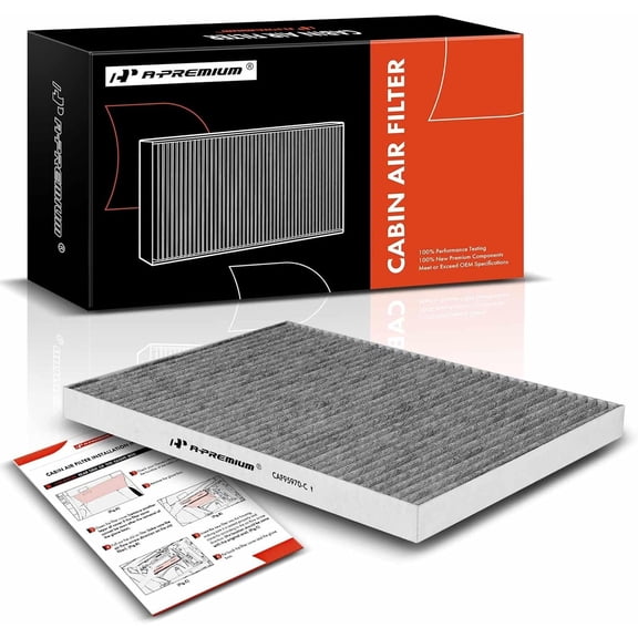 A-Premium Cabin Air Filter with Activated Carbon Compatible with Dodge Grand Caravan 2001-2007 & Chrysler Pacifica 2004-2008, Town & Country 2001-2007, Voyager 2000-2003, Grand Voyager 2000