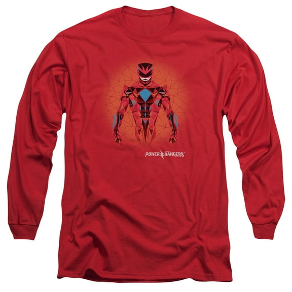 Power Rangers - Red Power Ranger Graphic - Long Sleeve Shirt - XXX-Large