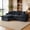 Gray, variant on 96" Boneless L-Shaped Sectional Sofa, Modular Corduroy Cloud Couch with Reversible Double-Layer Chaise, Deep Seat 3-Seater, No Assembly Required