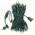 thumbnail image 3 of Outdoor Christmas Lights, 24Ft 70 Count Green Mini 5MM LED String Lights on Green Wire, 3 of 5