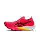 thumbnail image 1 of Zapatillas de running de corte bajo con placa de carbono y tejido de malla Asics Metaracer 1.0 Racing para hombre, color gris y azul, 1 of 4