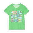 thumbnail image 2 of Babcutegg Kids Short T-Shirts for Girls Boys Short Tops Sleeve Fashionable Cotton Pullover Green Size 4 Years, 2 of 6