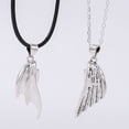 thumbnail image 6 of Kripyery 1 Pair Matching Necklace Magnetic Angel Wing Creative All Match Couple Pendants for Gift, 6 of 8