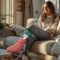 thumbnail image 2 of COEQINE Christmas Leg Cast Covers Size M 2 Packs Santa Claus Stylish Cast Socks Cover Leg Cast Protector Outdoor Protection Leg Cover Soft Cast Decoration Christmas Gifts for Kids Girls, 2 of 7