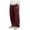 BE26-Wine, variant on Men's Casual Corduroy Pants Solid Elastic Waist Drawstring Baggy Sweatpants Loose Straight Leg Trousers with Pockets Dark Gray M