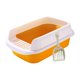 thumbnail image 5 of Caja de arena para gatos Sunnimix Bandeja de arena para gatos grande semicerrado Amarillo medio, 5 of 8