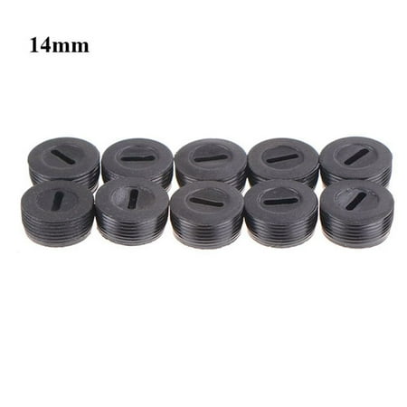 

10pcs 13mm/14mm/15mm/16mm Screw Carbon Brush Black Case Dia.12mm Carbon Brush Caps Brush Holder Case Power Tool Accessories Brush Holder Caps 14MM