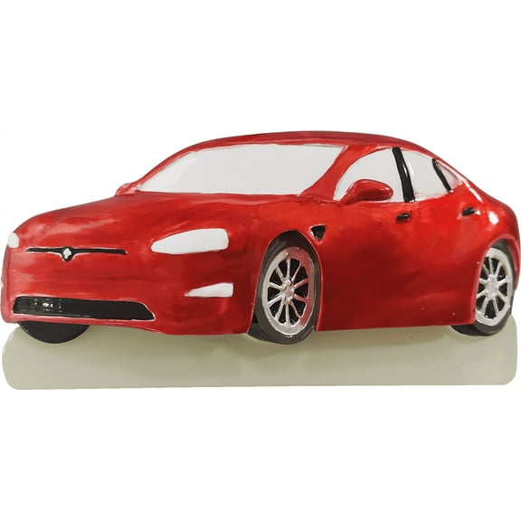 Electric Tesla Car -New Electric Car Personalized Ornament - Bought an Electric Car - High Gas Prices -Memory Do-It-Yourself