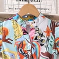 thumbnail image 5 of MEZZALL Girls Summer Western Style Short Sleeved Small Floral Shawl Princess Style Dress Sundress, Yellow, 11-12 Years, 5 of 6