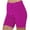 Hot Pink, variant on Uaswgudfs Women's Cutout Hem Summer Shorts - Adjustable Tie High Waist 5" Inseam Trendy Casual Hot Pink M