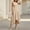 #0028-Khaki, variant on Neewe Summer Dresses for Women Sundress Sleeveless Round Neck Loose Short Flowy Pleated Long Dress