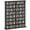 Black, variant on HOMCOM Media Storage Cabinet 8-Tier DVD Shelf with Adjustable Shelves White