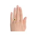 thumbnail image 2 of RYLOS Rings 14K Gold Plated Silver Claddah Love, Loyalty & Friendship Ring Heart 6MM Gemstone & Diamond Claddagh Rings October Onyx Jewelry Size 13, 2 of 7