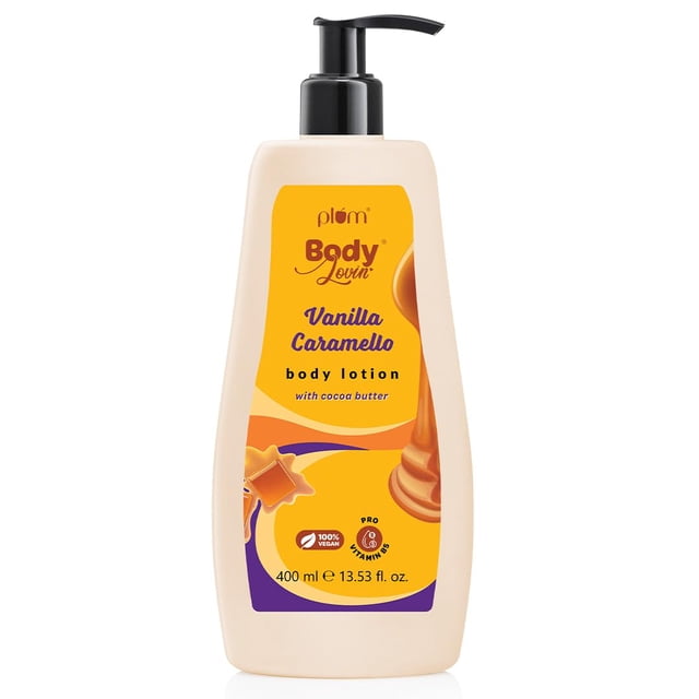 Loción corporal Vanilla Caramello de Plum BodyLovin'