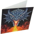 thumbnail image 3 of Craft Buddy 18cm DIY Crystal Art / Diamond Painting Card Kit - Dragon Fire Head, 3 of 4